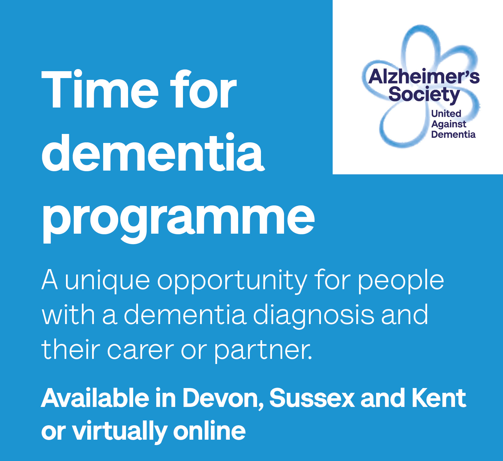 Time for Dementia Programme – get involved
